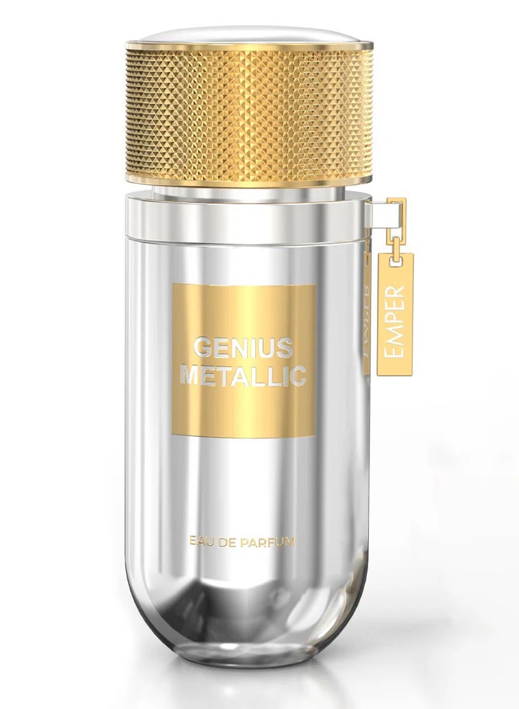 emper Genius Metallic Eau De Parfum For Unisex - 100 ML - Image 3